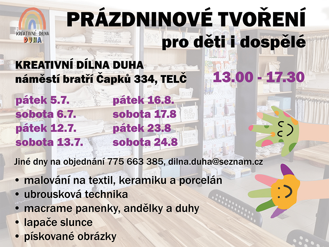 Prázdninové tvoření pro děti i dospělé